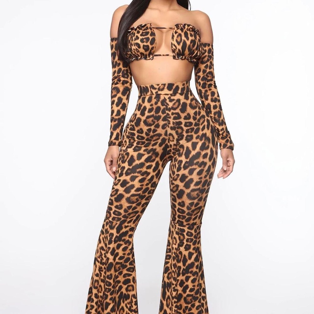 Leopard Print Women's Jumpsuit